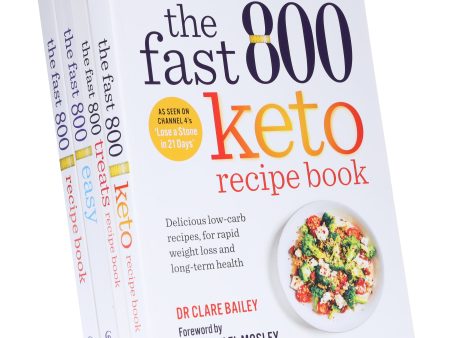 The Fast 800 Collection (Treats Recipe, Keto Recipe, Easy & Recipe Book) by Dr Michael Mosley 4 Books Set - Non Fiction - Paperback Online Sale