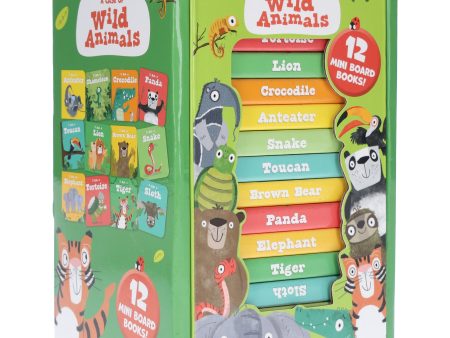 A Case of  Wild Animals by Sweet Cherry Publishing 12 Books Collection Box Set - Ages 3-5 - Board Book Online Sale