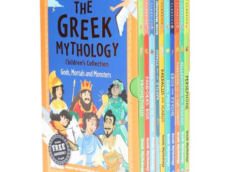 The Greek Mythology Children s Collection: Gods, Mortals and Monsters By Stella Tarakson 10 Books Collection Box Set - Ages 7 - 9 - Paperback Discount