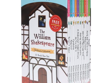 The William Shakespeare Easy Classic Children s Collection (Series 1) illustrated 10 Books Set - Ages 7-9 - Paperback Online now