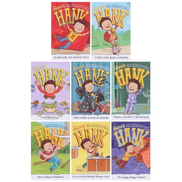 Here s Hank Series By Henry Winkler & Lin Oliver 8 Books Collection Box Set - Ages 6-8 - Paperback For Sale