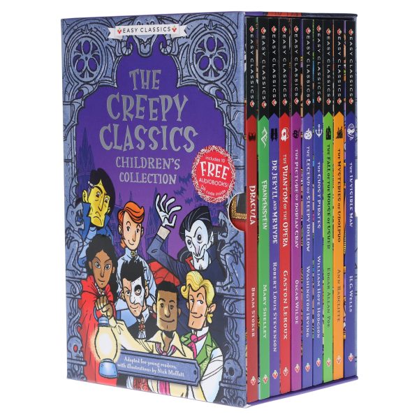 The Creepy Classics: Children’s Easy Classics Collection 10 Books Box Set - Ages 7-11 - Paperback Supply