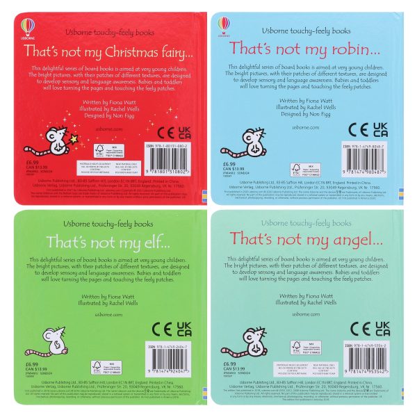 That s not my... Christmas Collection by Fiona Watt 4 Books Box Set - Ages 0-5 - Board Book Online Sale