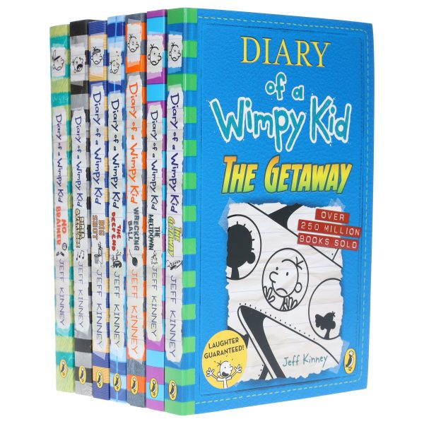 Diary of a Wimpy Kid (Book 12-18) By Jeff Kinney Collection Set - Ages 7+ - Paperback on Sale