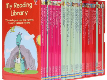 Usborne My Second Reading Library Collection 50 Books Box Set - Ages 5-7 - Paperback For Sale