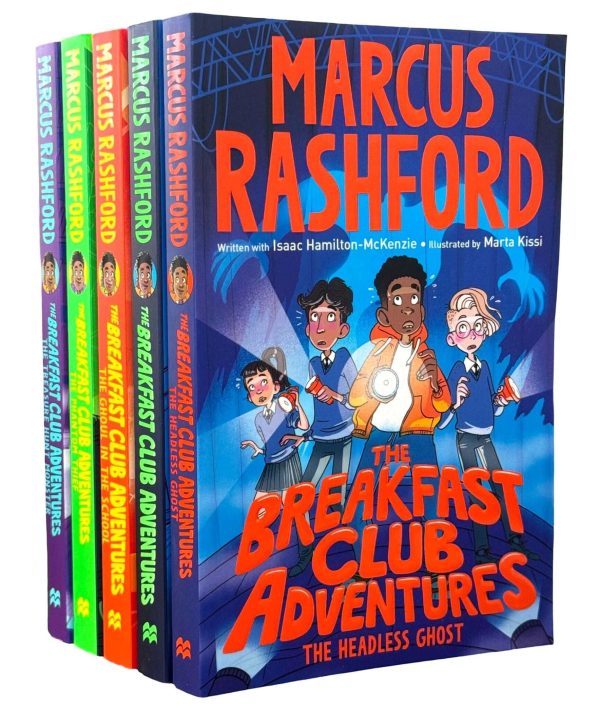 The Breakfast Club Adventures Series By Marcus Rashford 5 Books Collection Set - Ages 8-11 - Paperback Discount