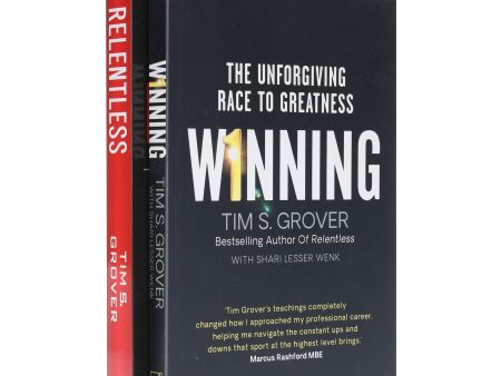 Winning Series By Tim Grover (Relentless & Winning) 2 Books Collection Set - Non Fiction - Paperback For Cheap