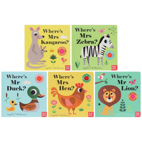 Felt Flaps: Where s Mr Series By Ingela P Arrhenius: 5 Books Collection Set - Ages 0-5 - Board Books Online