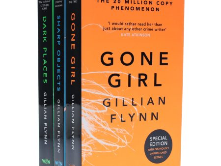 Gillian Flynn: Gone Girl, Sharp Objects & Dark Places 3 Books Collection Set - Fiction - Paperback Fashion