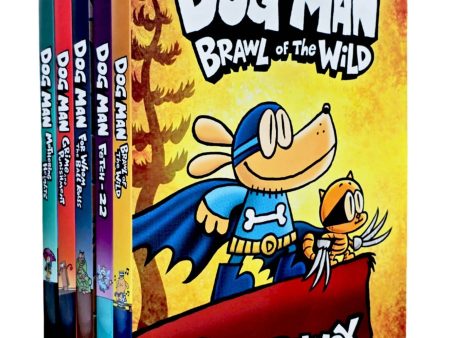 Dog Man 6-10: The Supa Buddies Mega Collection by Dav Pilkey 5 Books Collection Set - Ages 6-12 - Paperback Online Hot Sale