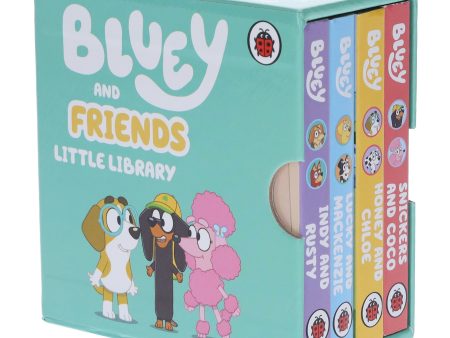 Bluey: Bluey and Friends Little Library 4 Books Collection Set - Ages 0-3 - Board Book Online Hot Sale