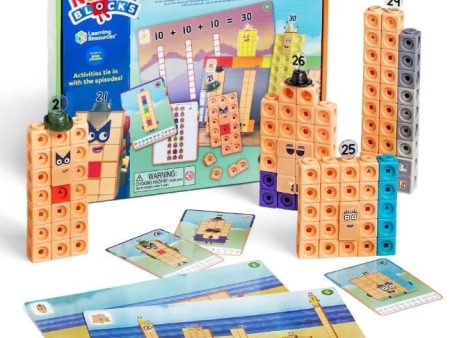 MathLink Cubes Numberblocks 21-30 Activity Set by Learning Resources - Ages 3+ For Sale