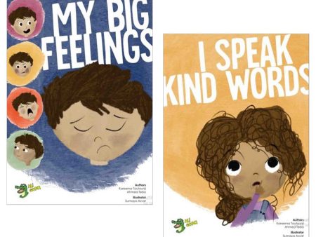 My Big Feelings & I Speak Kind Words 2 Picture Books Collection Set - Ages 3-7 - Paperback Online Sale