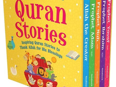 Baby’s First Box of Quran Stories (Volume 1) By Saniyasnain Khan 5 Books Collection Box Set - Ages 0-5 - Board Book For Sale