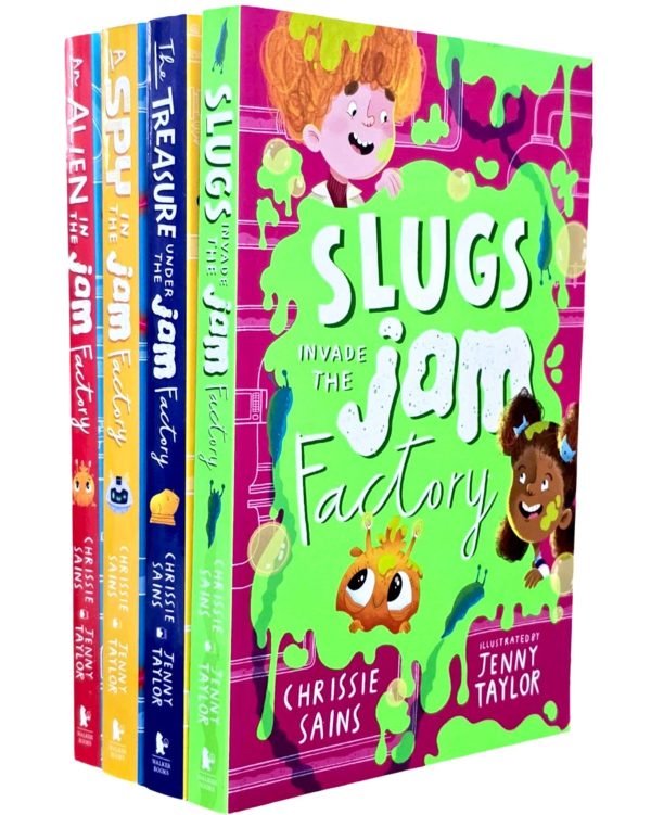 An Alien in the Jam Factory By Chrissie Sains 4 Books Collection Set - Ages 6-9 - Paperback Online