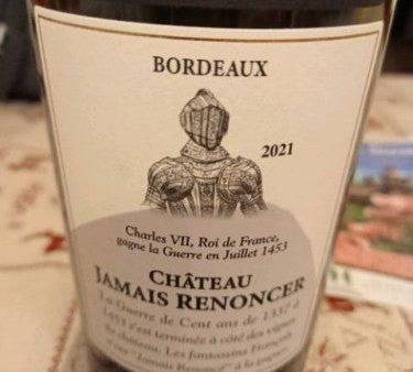 Bernard Magrez - Château Jamais Renoncer Bordeaux 2021 (750ml) For Discount