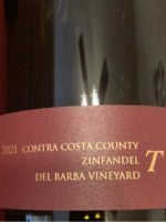 Turley - Del Barba Vineyards Zinfandel 2022 (750ml) Online now