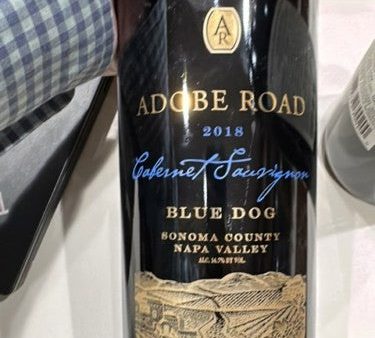 Adobe Road - Blue Dog Vineyards Cabernet Sauvignon 2021 (750ml) Online Sale